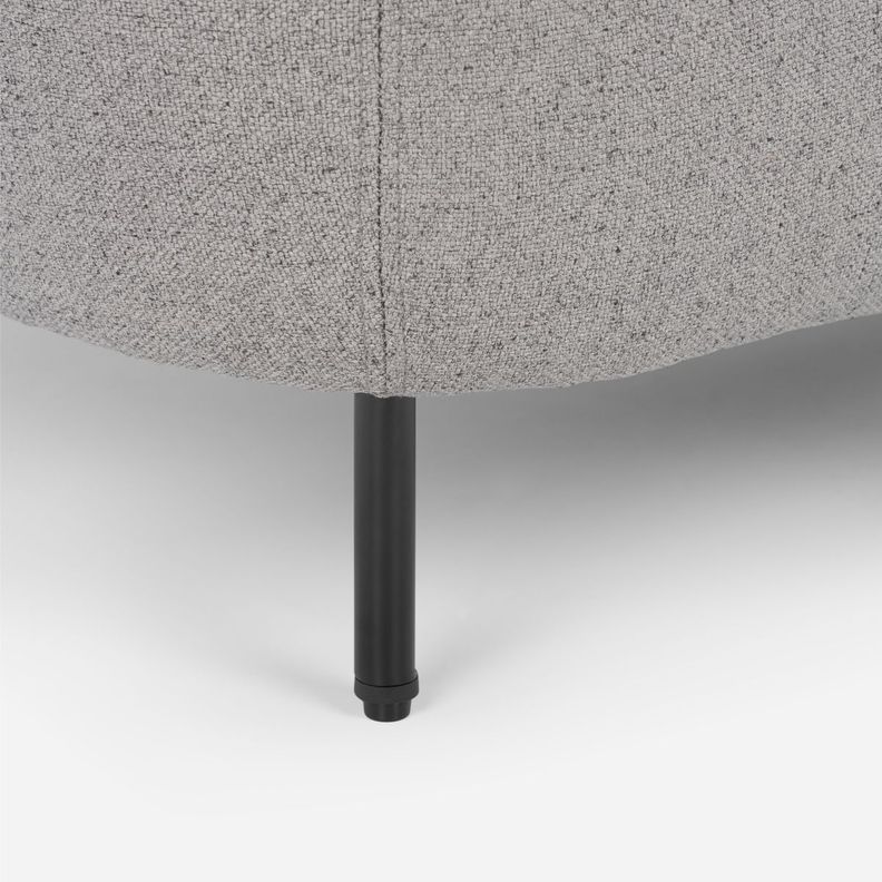 Pouf Grand Medium Tela Gris-3