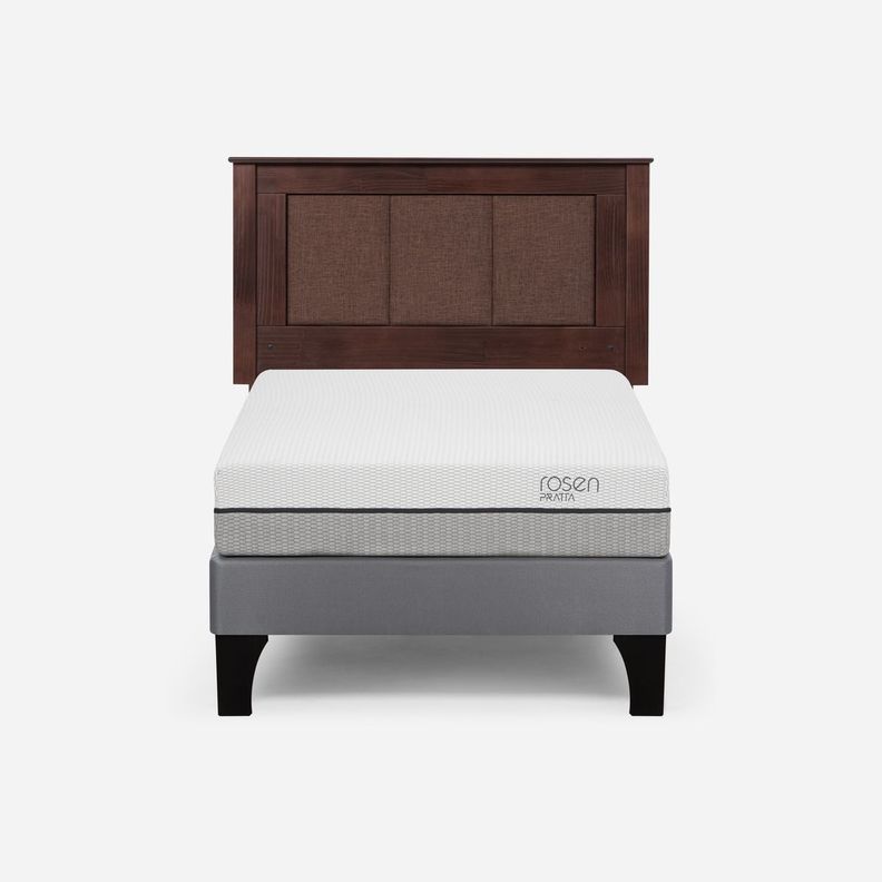 Cama Europea Pratta 1,5 Plaza P. Madera+Respaldo Rachel Café-0