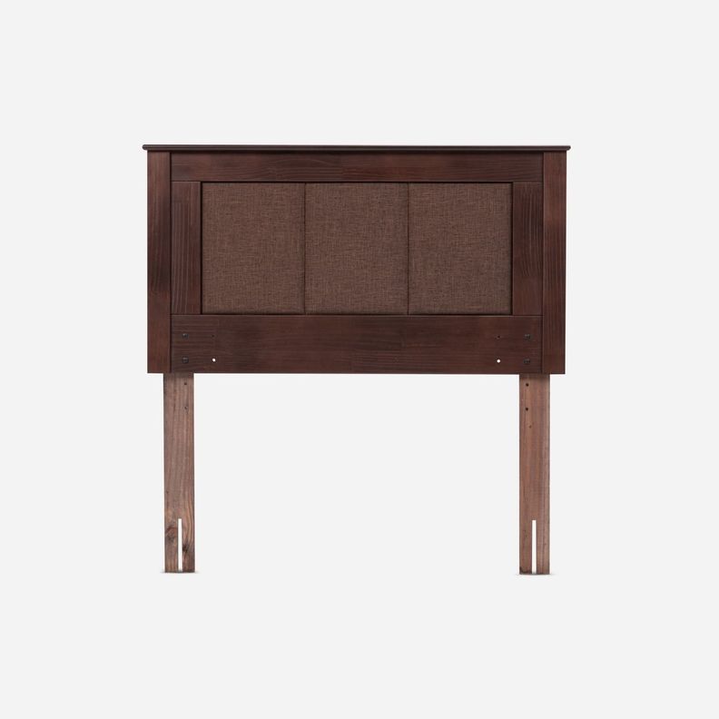Cama Europea Pratta 1,5 Plaza P. Madera+Respaldo Rachel Café-1