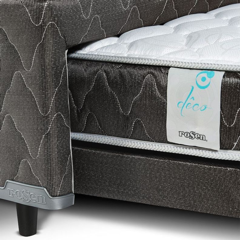 Diván Cama Classique 1,5 Plazas Con Muebles Robin Tostado-7