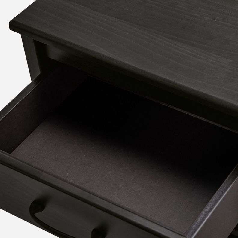 Cama Europea Classique+ 2 Plazas+Respaldo +Veladores Grafito-5
