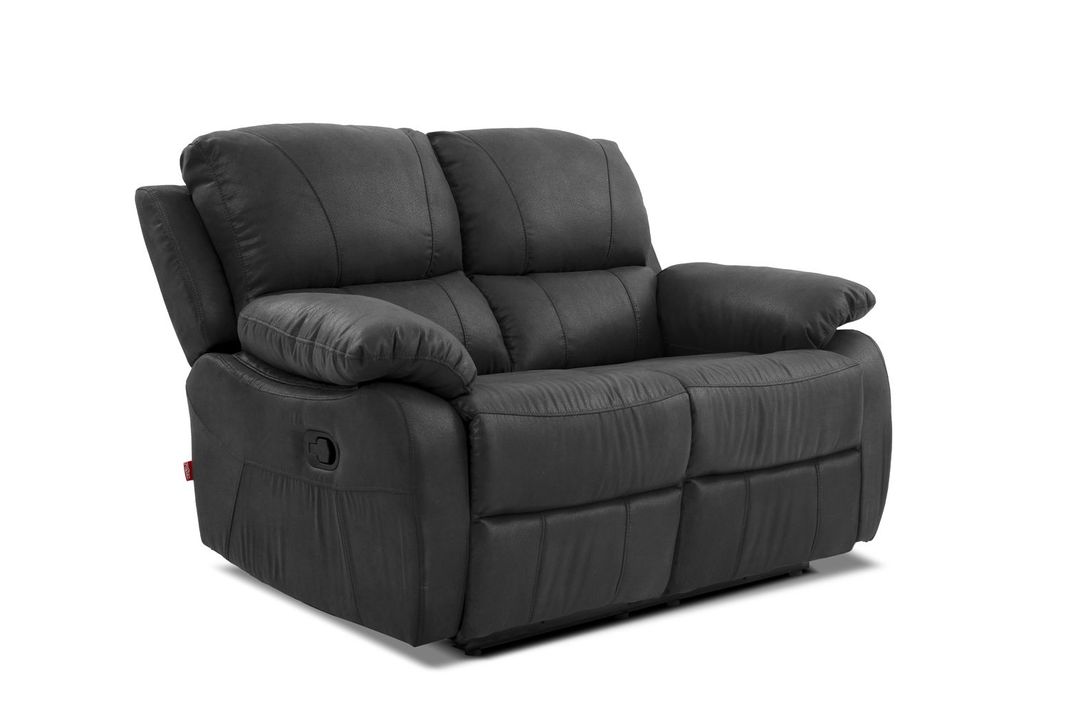 Sofá Reclinable Rosen Orson 2 Cuerpos Tela Manual Stone-0