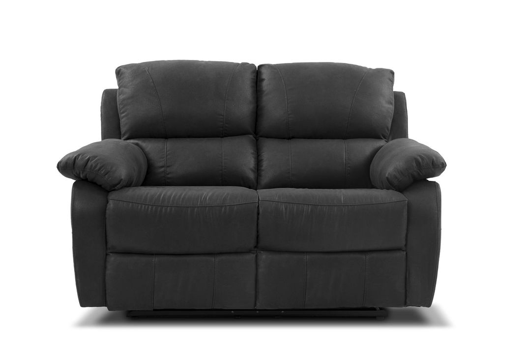 Sofá Reclinable Rosen Orson 2 Cuerpos Tela Manual Stone-2