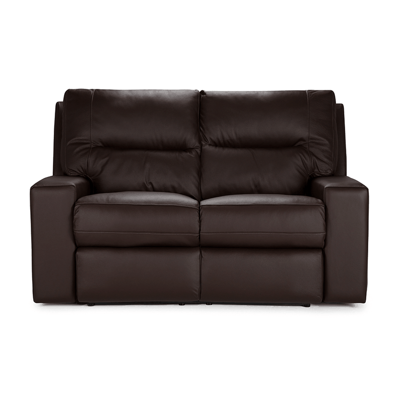 Sofa Reclinable Tolstoi 2 Cuerpos Elec Mad Marron-1