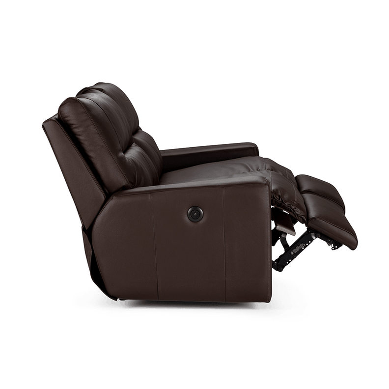 Sofa Reclinable Tolstoi 2 Cuerpos Elec Mad Marron-3