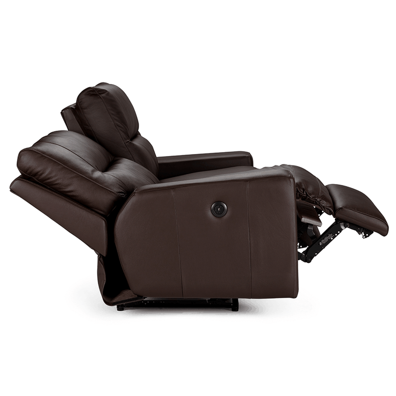 Sofa Reclinable Tolstoi 2 Cuerpos Elec Mad Marron-5