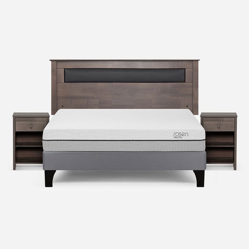 Cama Europea Pratta 2 Plazas BN Pata Madera+ Muebles Ferrara-0