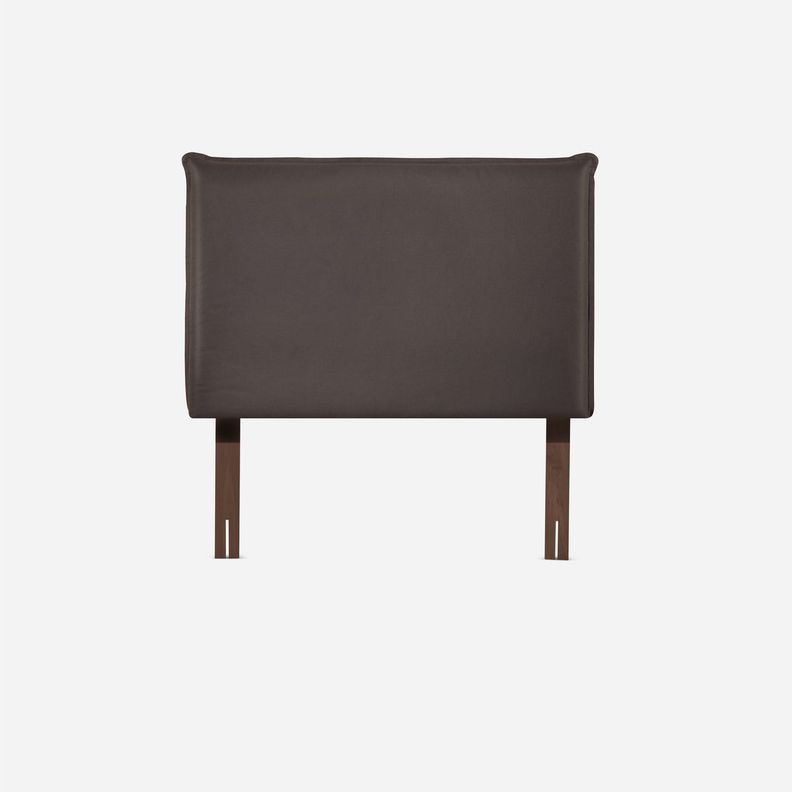 Diván Cama Pratta 1,5 Plazas + Respaldo Maurice Chocolate-4