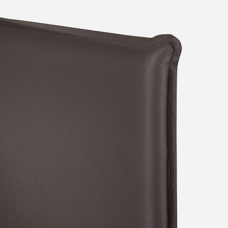 Diván Cama Pratta 1,5 Plazas + Respaldo Maurice Chocolate-5