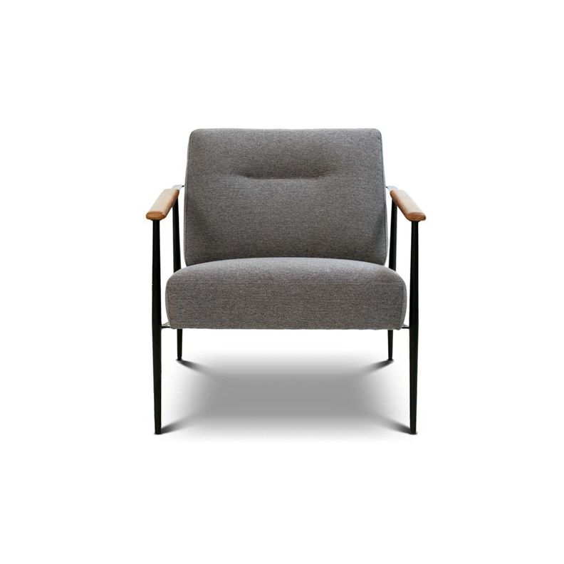 Poltrona Rosen Fossvelen Tela Gris-4