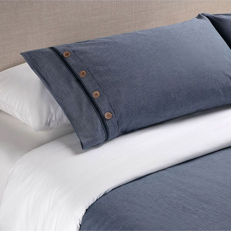 Funda Plumón Rosen Algodón Pure New Lanin 2 Plazas Denim-1