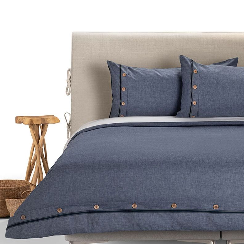 Funda Plumón Rosen Algodón Pure New Lanin 2 Plazas Denim-4
