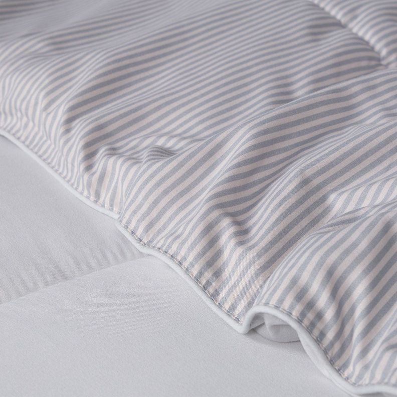 Plumón Bicolor Lines Reversible Aqua Claro King-4