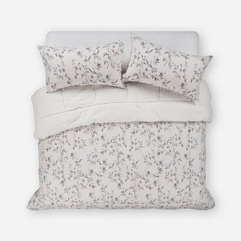 Plumón Alaska Sherpa Freya Beige 2 Plazas-0