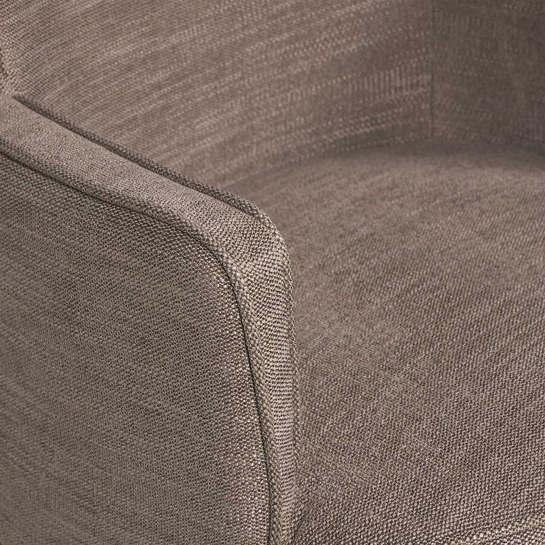 Set 2 Poltronas Rosen Emily Tela Taupe-5