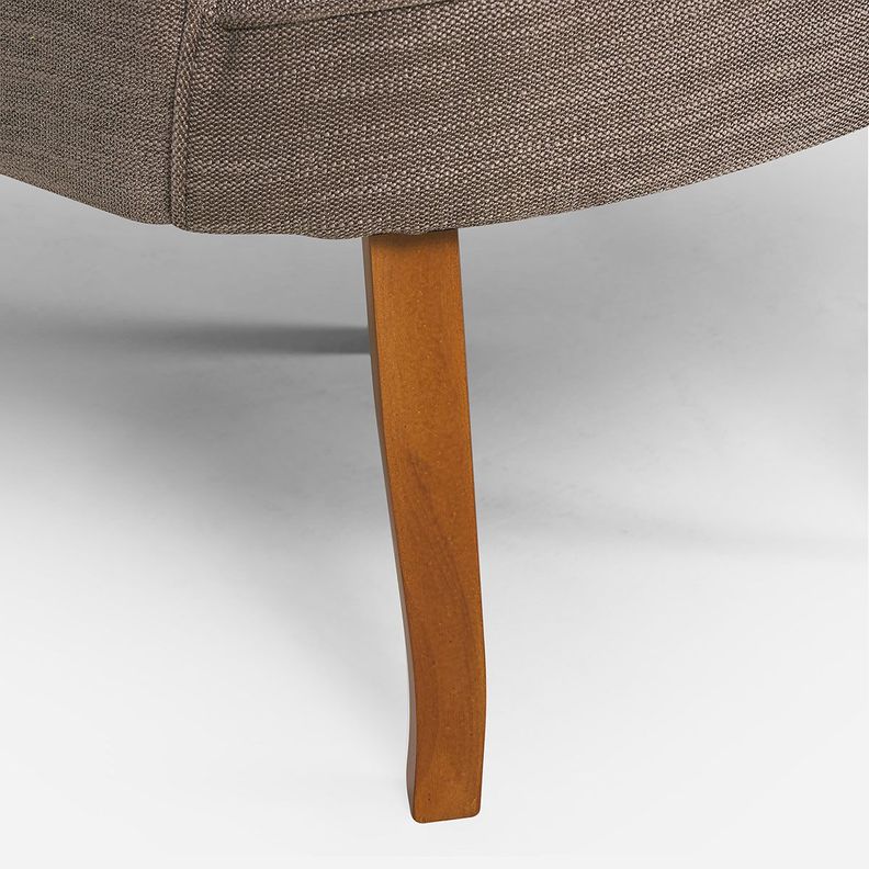 Set 2 Poltronas Rosen Emily Tela Taupe-6