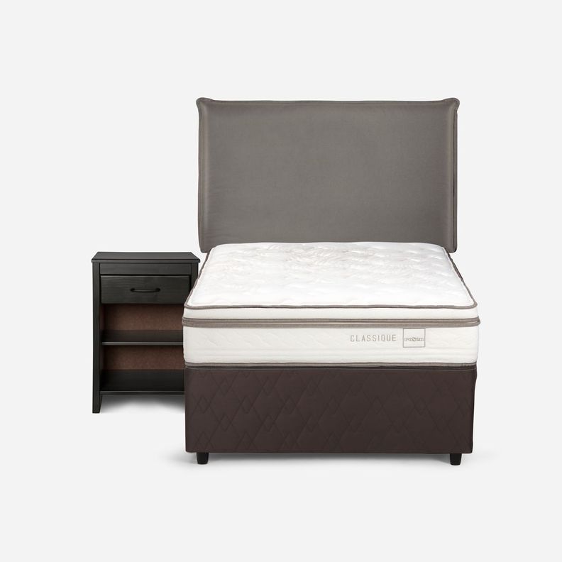 Diván Cama Classique+ 1,5 Plazas + Muebles Maurice Gris-1