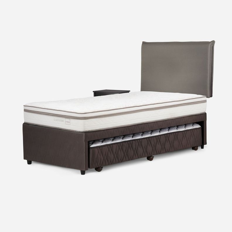 Diván Cama Classique+ 1,5 Plazas + Muebles Maurice Gris-2