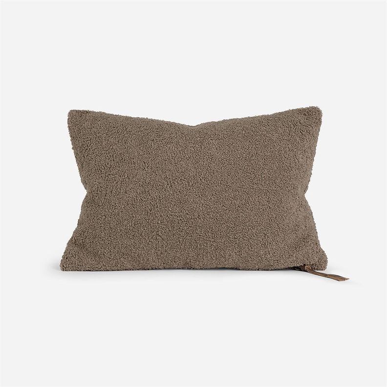 Funda de Cojín Ambiente Himalaya Taupe 35 x 50 cm-0