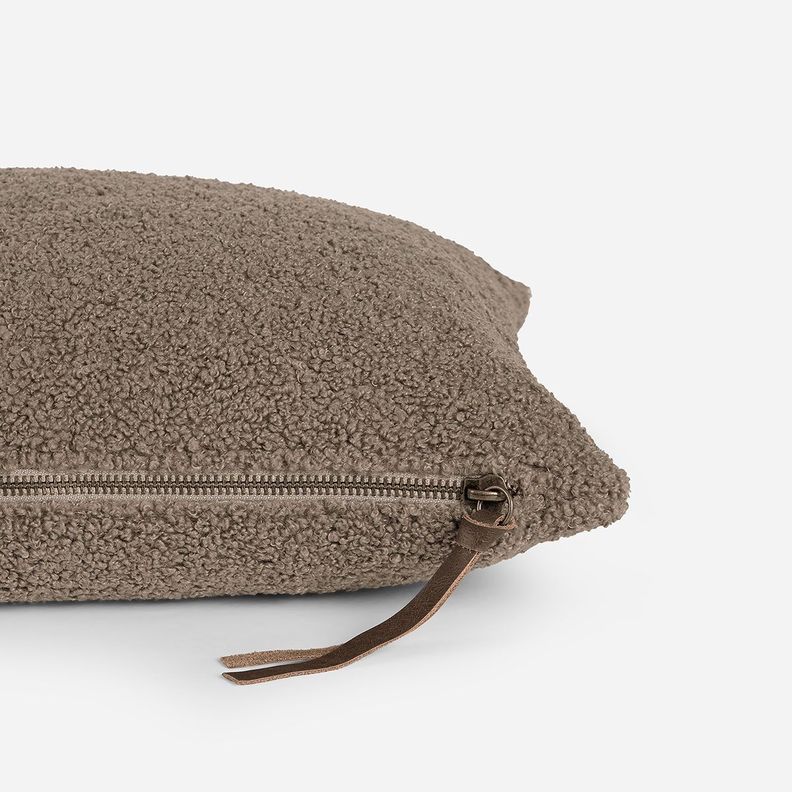 Funda de Cojín Ambiente Himalaya Taupe 35 x 50 cm-1