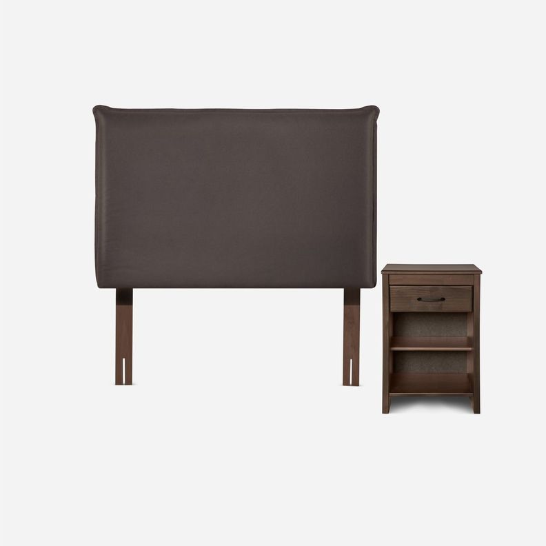 Diván Cama Classique+ 1,5 Plazas + Muebles Maurice Chocolate-4