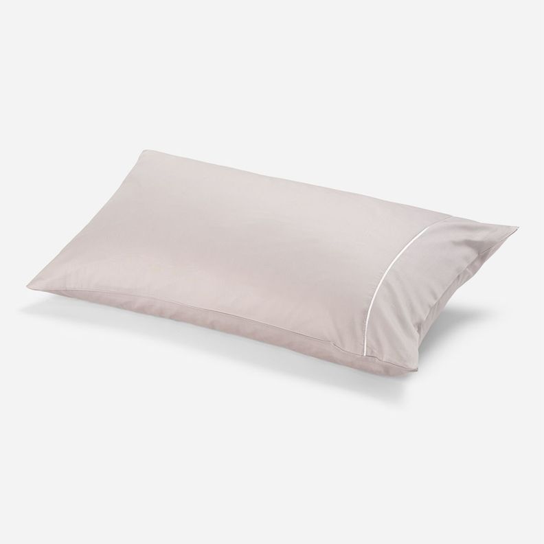 Funda Almohada Rosen 300 Hilos Algodón 50X90 cm Plata-0