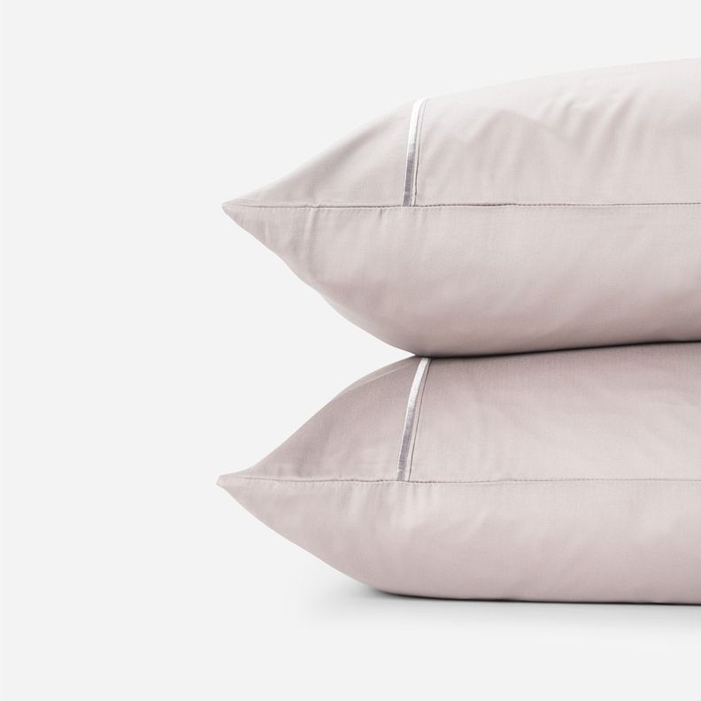 Funda Almohada Rosen 300 Hilos Algodón 50X90 cm Plata-2