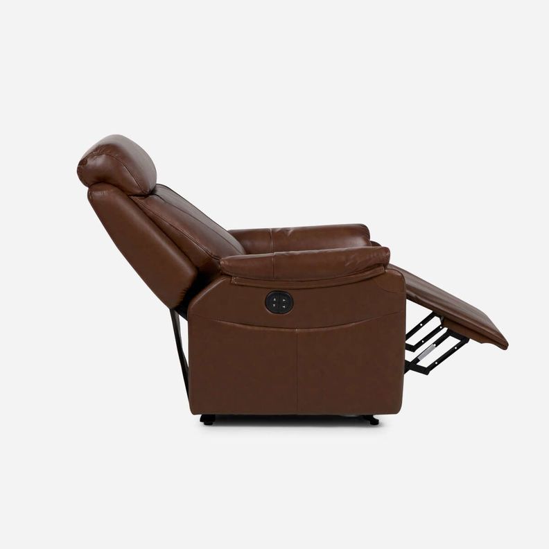 Bergere Rosen Klimt Eléctrico con Alzador Cuero Marrón-3