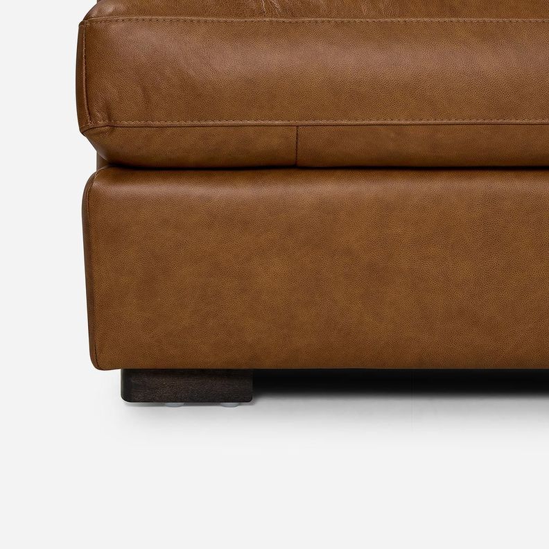 Sofá Rosen Taranna 3,5 Cuerpos Cuero Camel-6