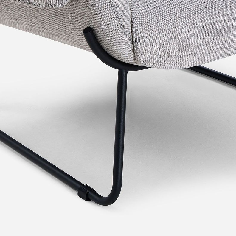 Poltrona Rosen Ross Tela Gris-4