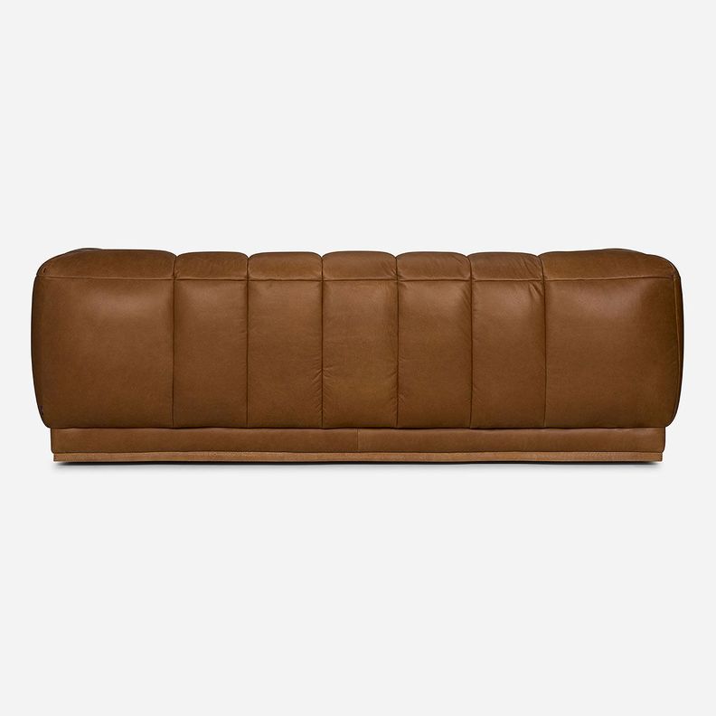Sofá Rosen Yorks 3,5 Cuerpos Cuero Camel-3
