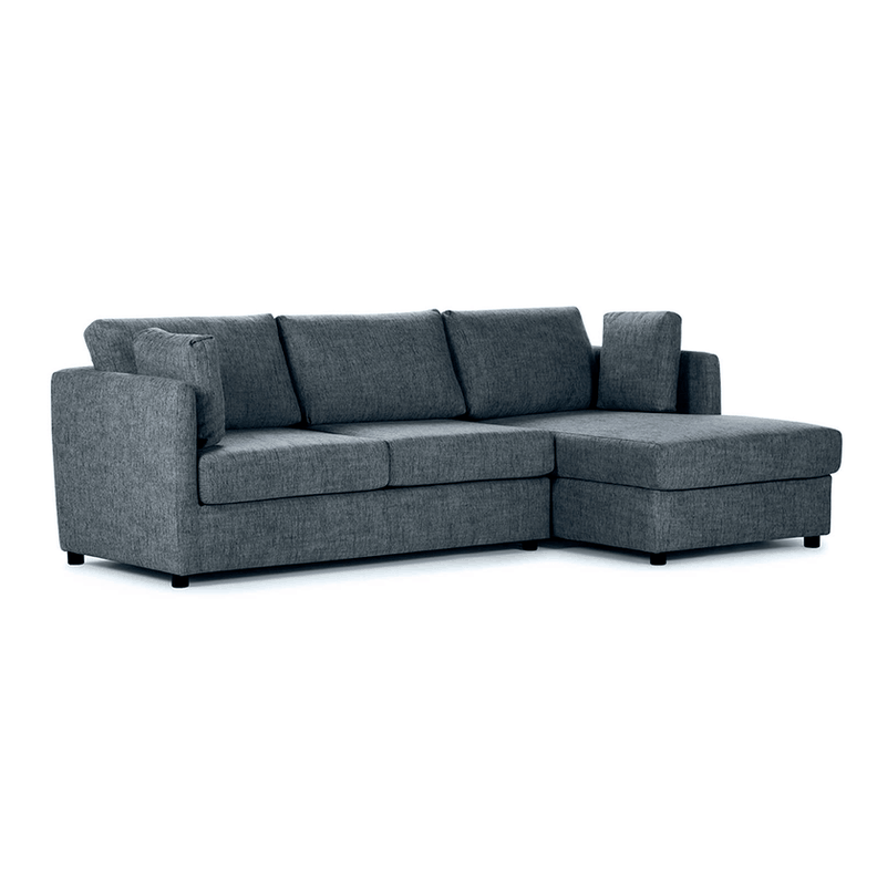 Sofá Seccional Cama Noah Rosen Derecho Melange Denim-0