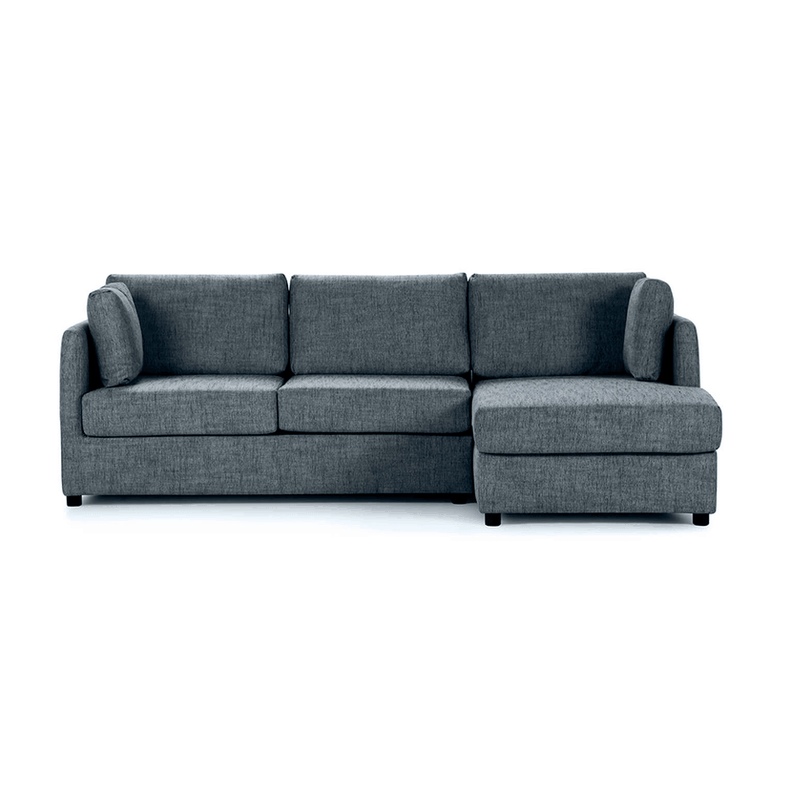 Sofá Seccional Cama Noah Rosen Derecho Melange Denim-1