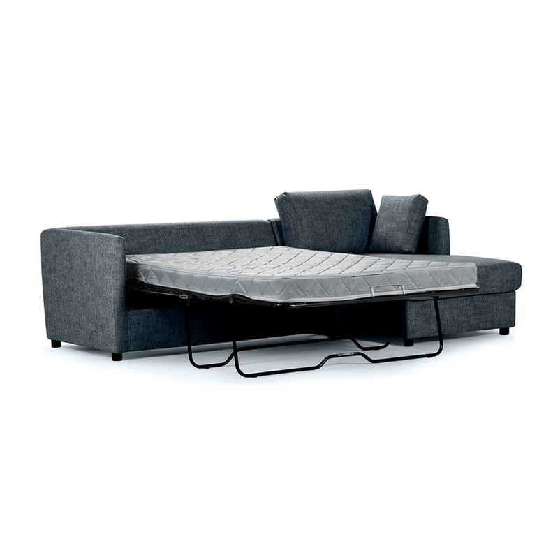 Sofá Seccional Cama Noah Rosen Derecho Melange Denim-4