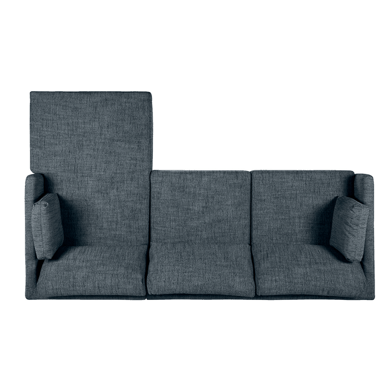 Sofá Seccional Cama Noah Rosen Derecho Melange Denim-6