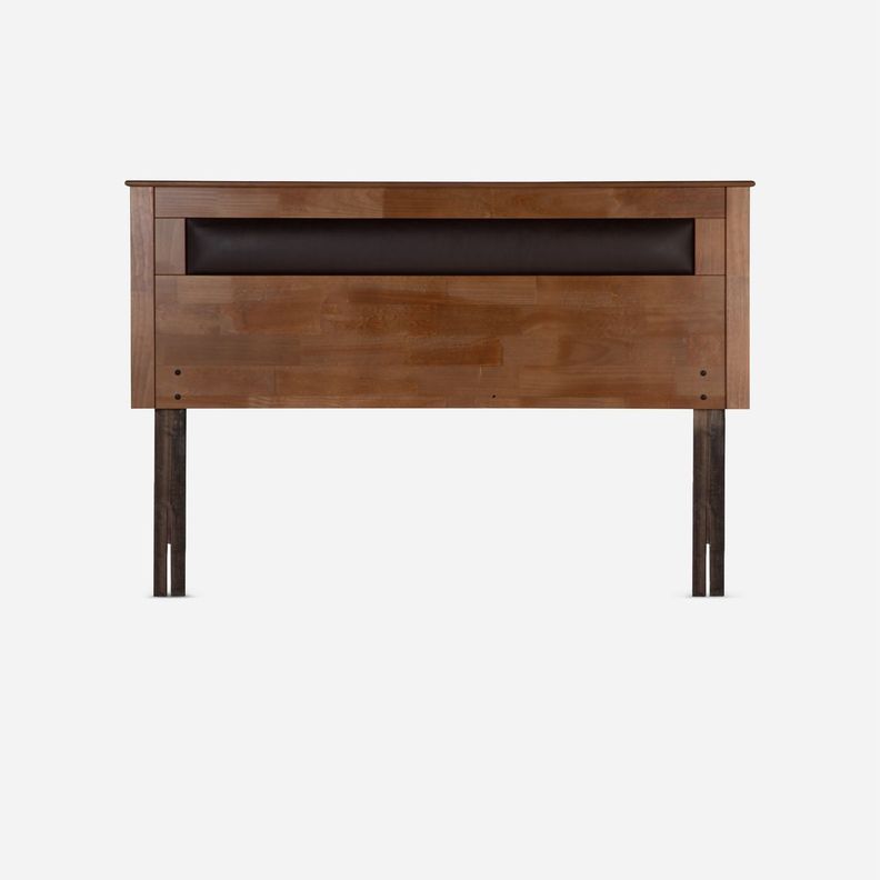 Cama Europea Pratta 2 Plazas Pata Madera BD+Respaldo Ferrara-1