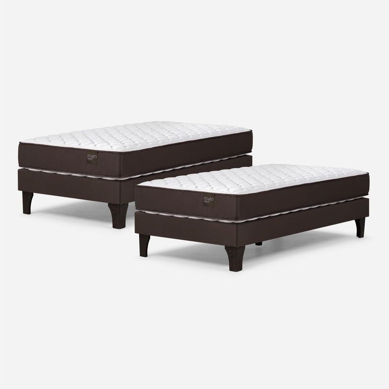 Set Cama Europea Rosen New Ergo T 1,5 Plazas 105 X 200 Cm-0
