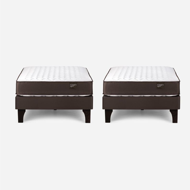 Set Cama Europea Rosen New Ergo T 1,5 Plazas 105 X 200 Cm-1