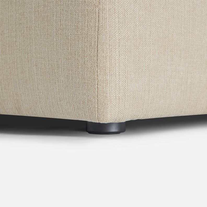 Modular Rosen Shanklin 1 Esquinero + 2 Butacas Tela Beige-6