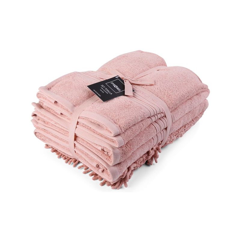 Set de Toallas Rosen 420 Gr Rosa-0