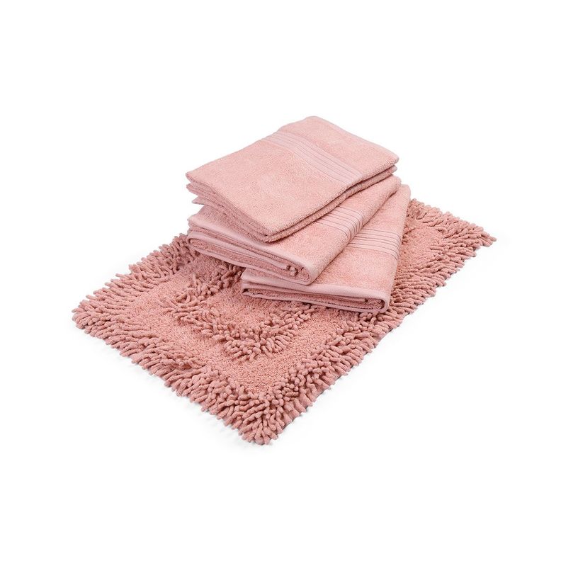 Set de Toallas Rosen 420 Gr Rosa-1