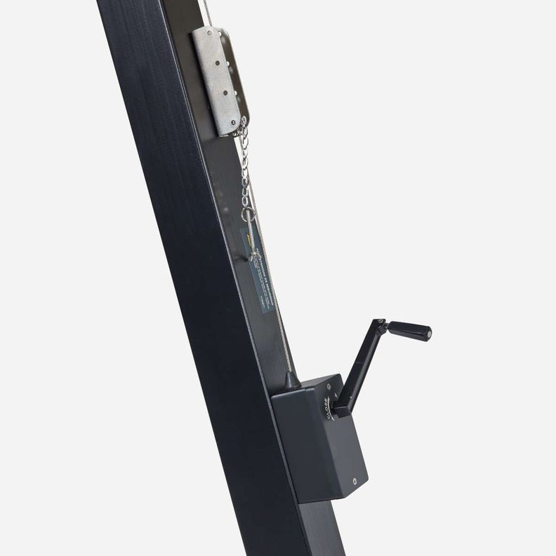 Quitasol FibraVidrio Cuadrado Rosen con Pedestal 3x4x8 Negro-8