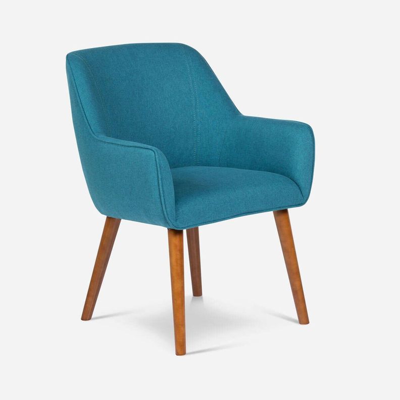 Rosen Poltrona Matilda Tela Azul Teal-0