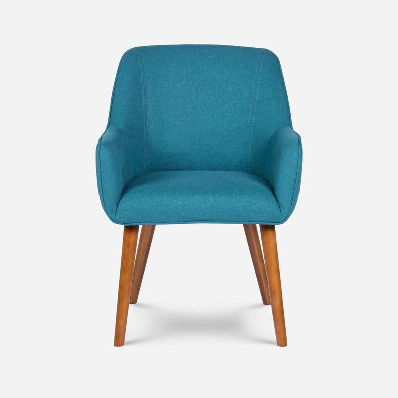 Rosen Poltrona Matilda Tela Azul Teal-2