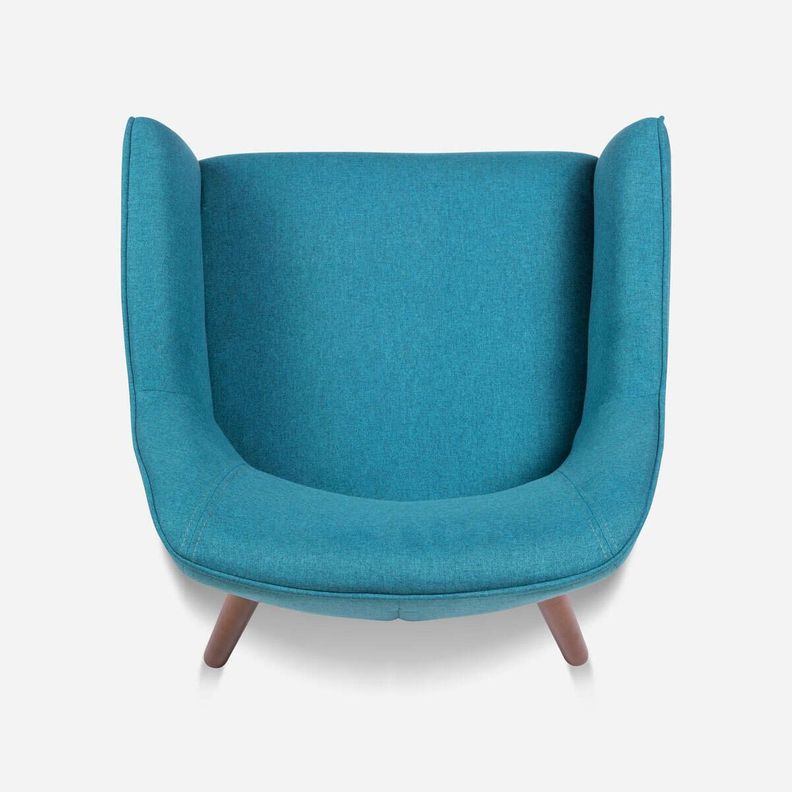 Rosen Poltrona Matilda Tela Azul Teal-4