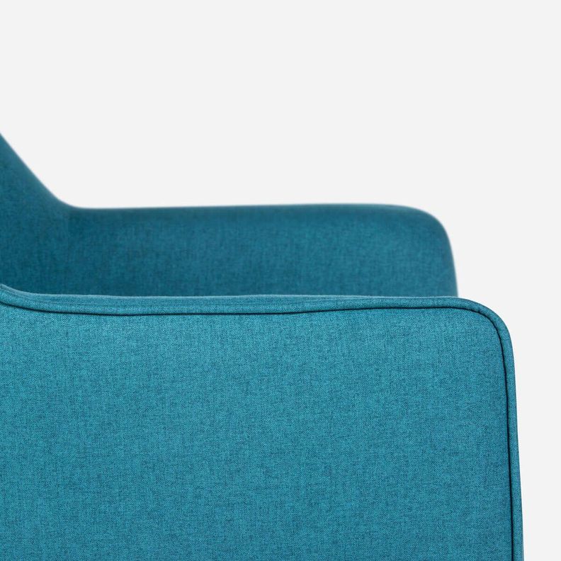 Rosen Poltrona Matilda Tela Azul Teal-6