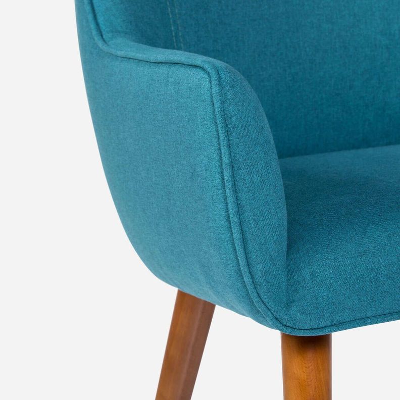 Rosen Poltrona Matilda Tela Azul Teal-7