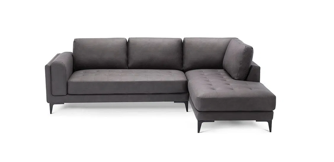 Sofá Seccional Rosen Roxton Derecho Tela Charcoal-1