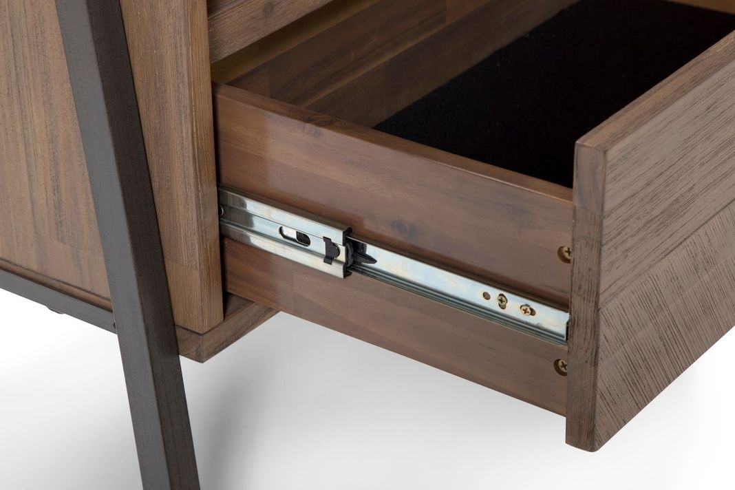 Mesa de Tv Rosen Somers 125 x 40 cm Marrón-7