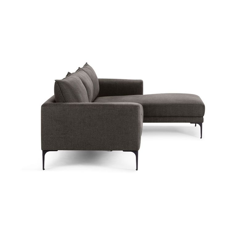 Sofá Seccional Rosen Barnes Derecho Tela Charcoal-2